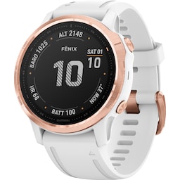 Garmin Fenix 6s Pro multisport smartwatch 42 mm (rose gold/white)