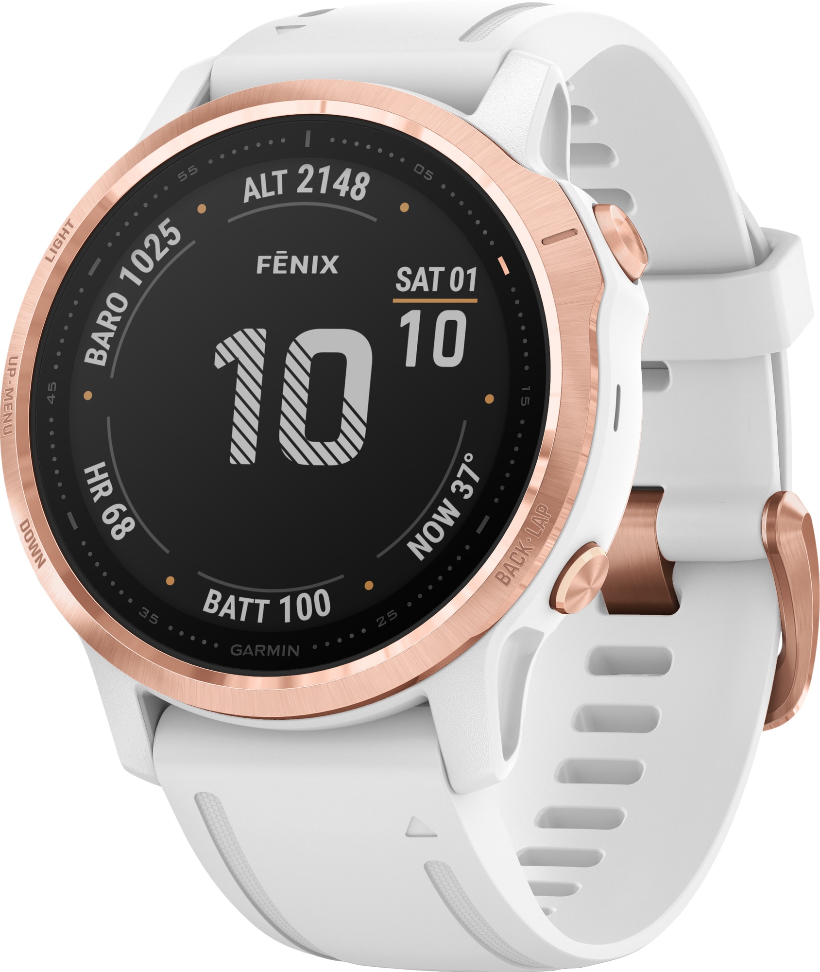 Garmin Fenix 6s Pro multisport smartwatch 42 mm (rose gold/white) |  Elgiganten