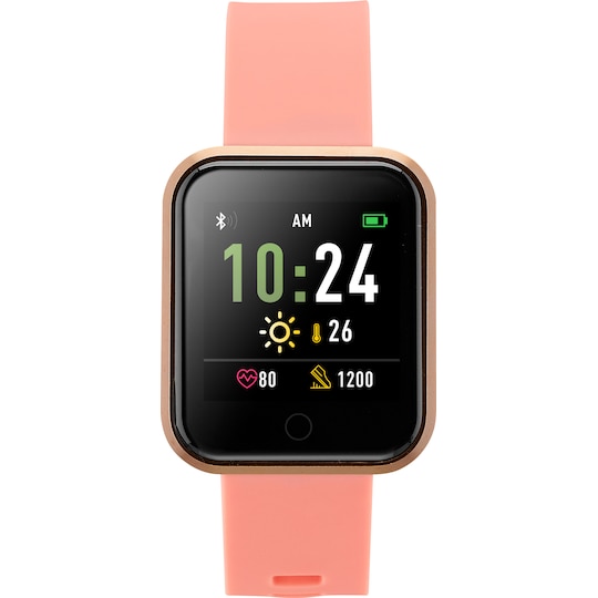 Goji SMART smartwatch (rose gold/peach) | Elgiganten
