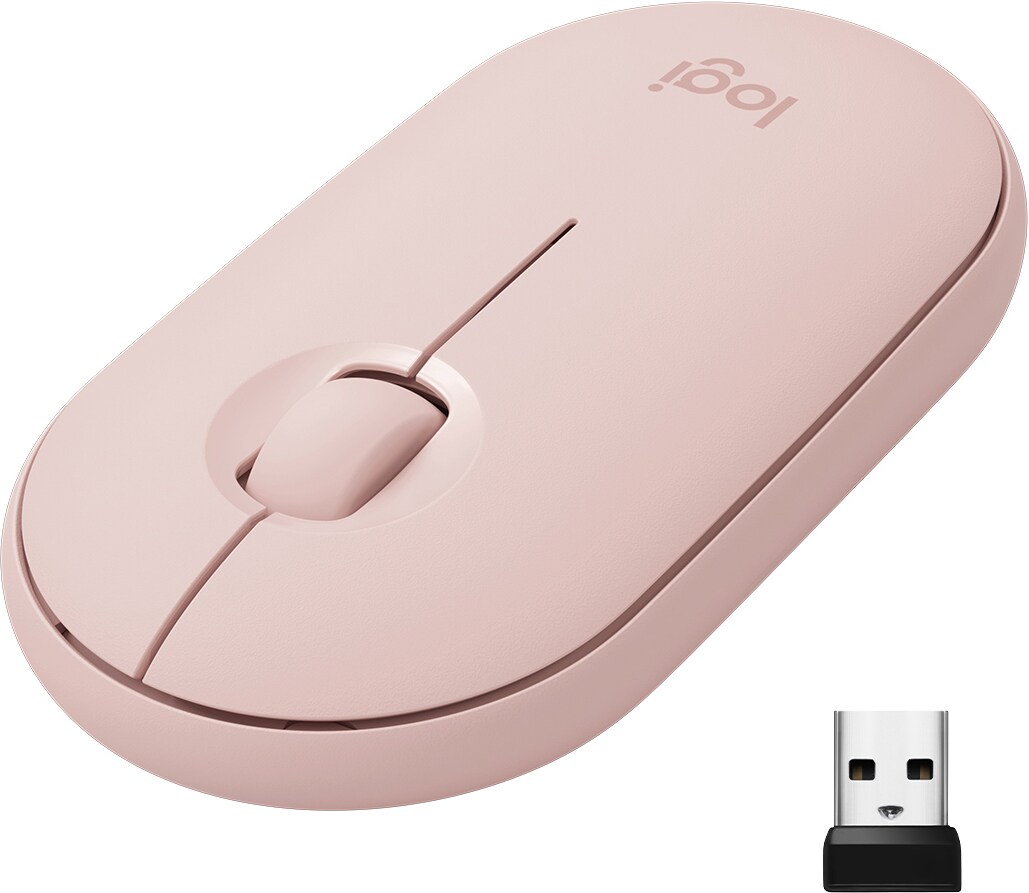 Logitech Pebble M350 trådløs mus (rose) - Mus og tastatur - Elgiganten