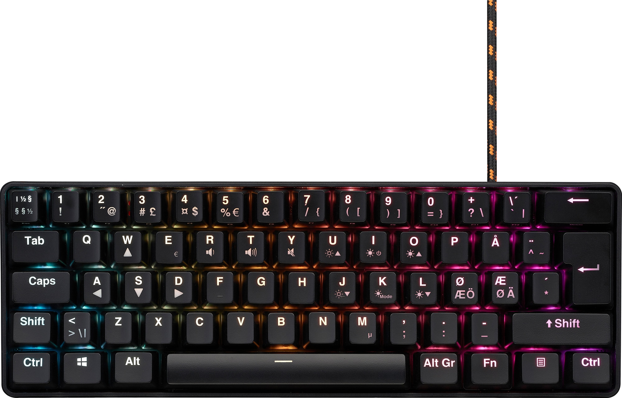 ADX kompakt RGB mekanisk gaming tastatur - Mus og tastatur ...