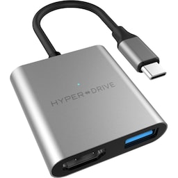 HyperDrive 4K HDMI 3-i-1 USB-C hub