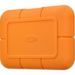 LaCie Rugged SSD 500 GB ekstern harddisk (orange)