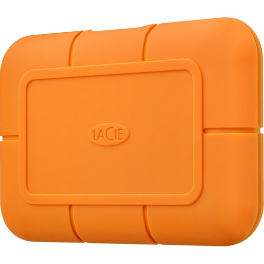 LaCie Rugged SSD 500 GB ekstern harddisk (orange) | Elgiganten