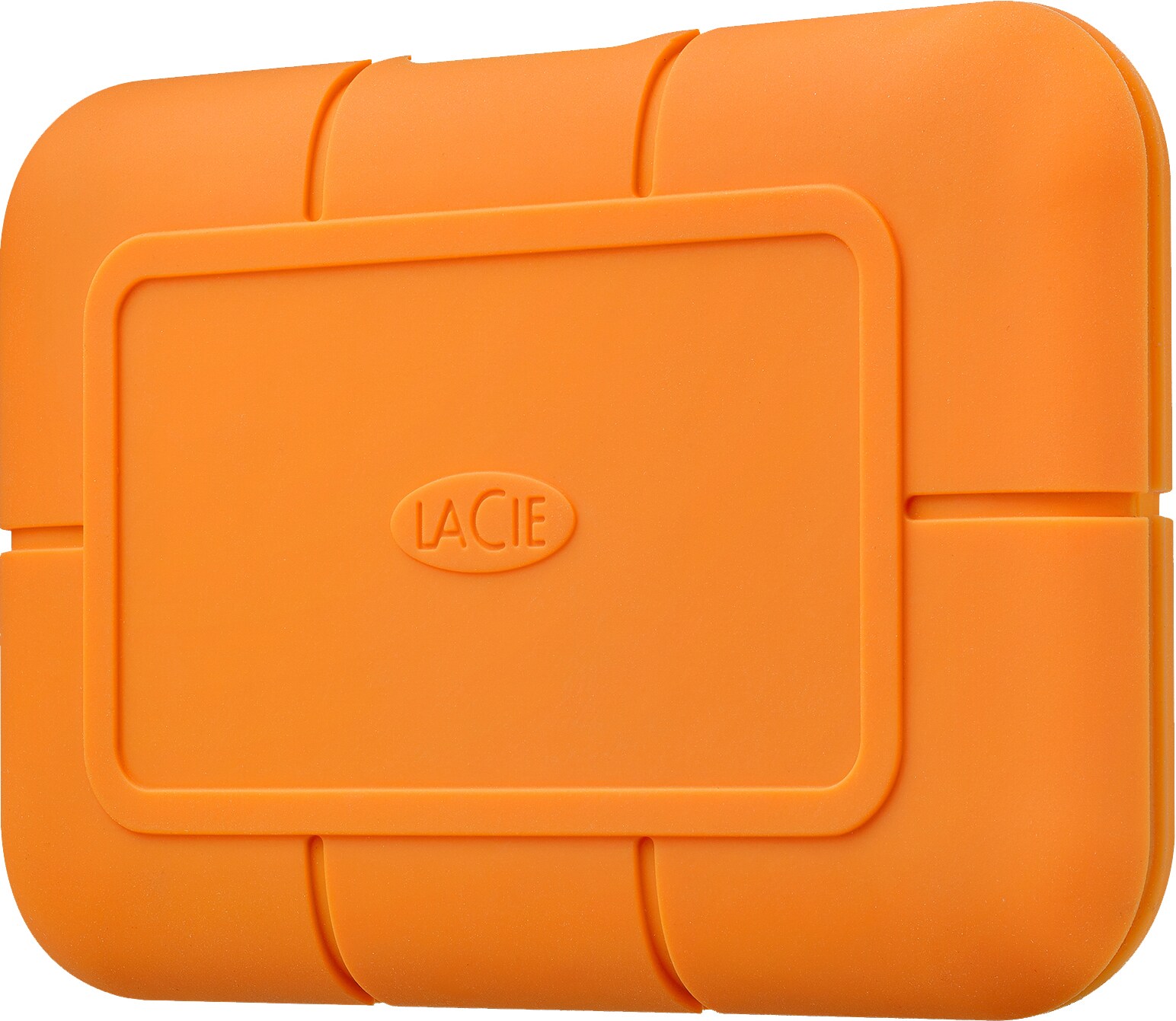 LaCie Rugged SSD 500 GB ekstern harddisk (orange) | Elgiganten