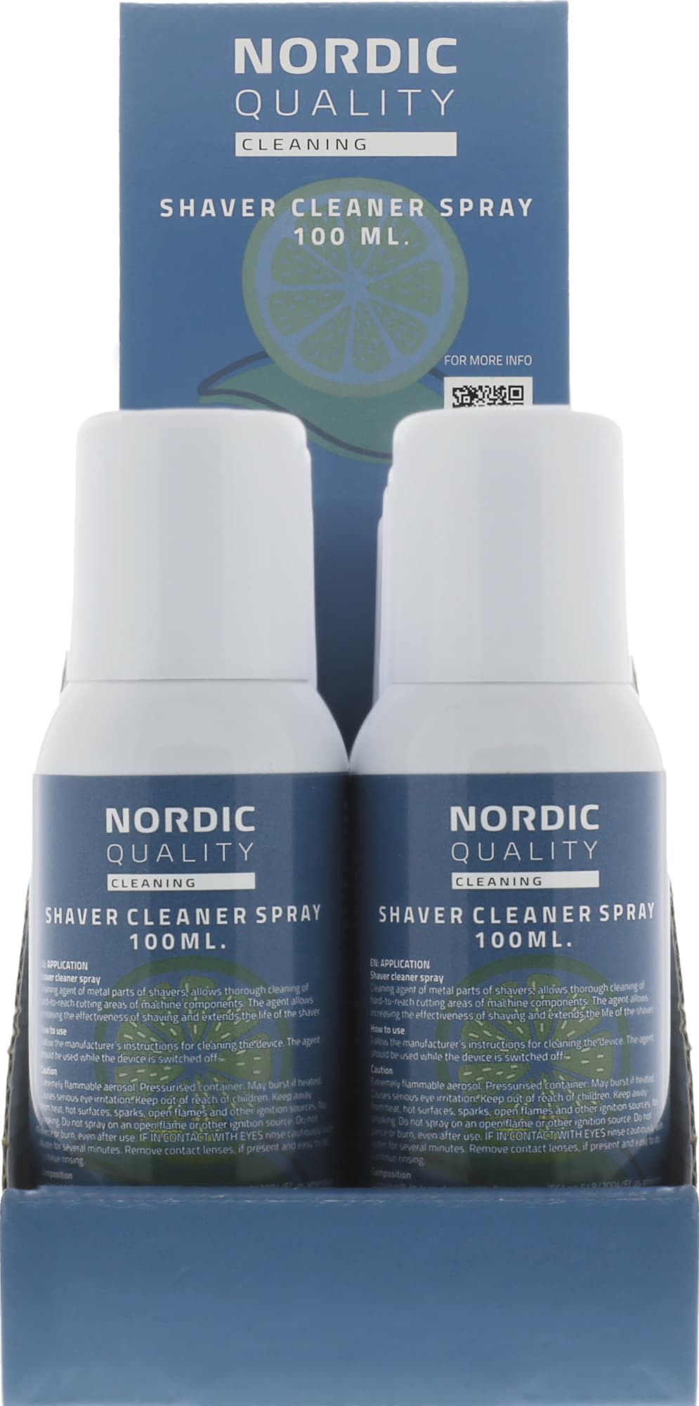 Nordic Quality rengøringsspray til barbermaskine NQ352799