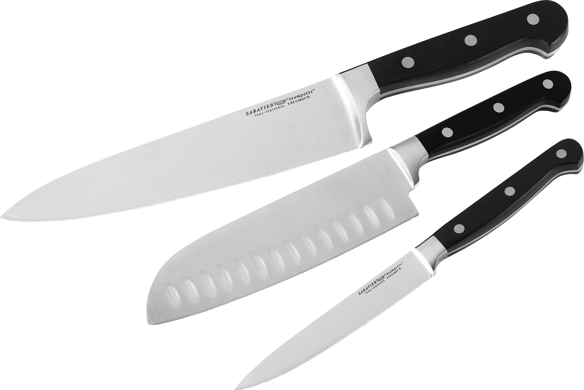 Sabatier Trompette 3-delt knivsæt SA103396 | Elgiganten
