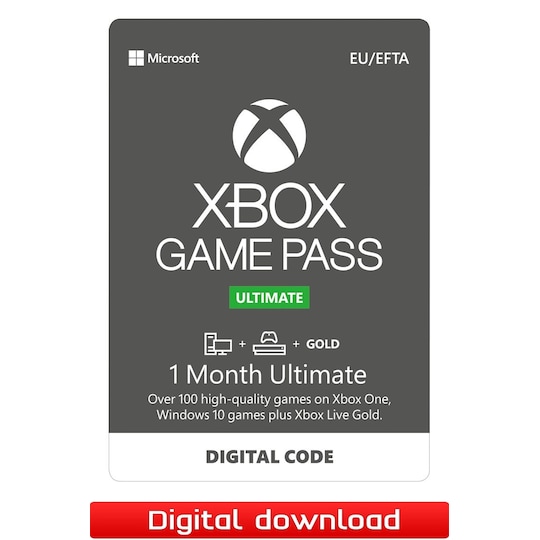 Xbox Game Pass Ultimate 1 Month Subscription - XBOX One | Elgiganten