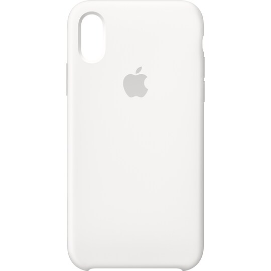 Apple iPhone Xs silikonecover - (hvid) | Elgiganten