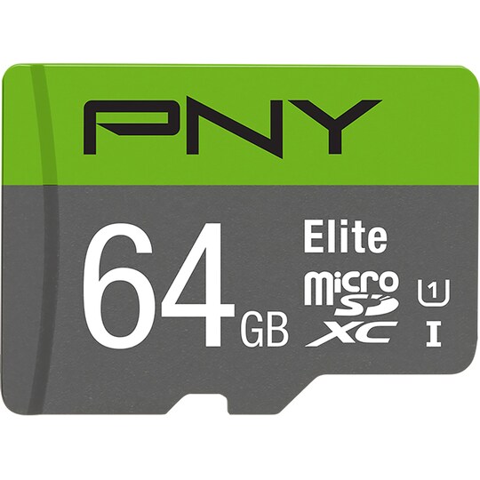 PNY Elite Micro SDXC hukommelseskort 64 GB | Elgiganten