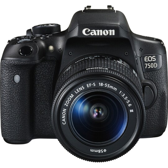 Canon EOS 750D DSLR + 18-55 mm DC Irista-sæt | Elgiganten