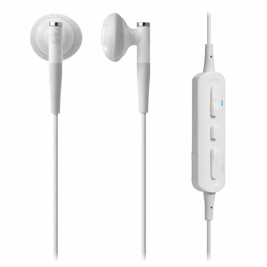 Audio-Technica ATH-C200BTWH Trådløse hovedtelefoner - Hvide | Elgiganten
