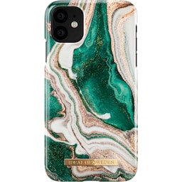 iDeal fashion cover til Apple iPhone 11 (golden jade marble)