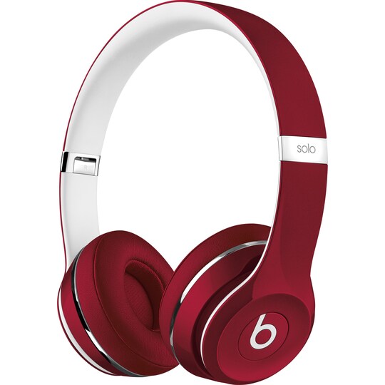 Beats Solo2 Luxe Edition on-ear hovedtelefoner - rød | Elgiganten