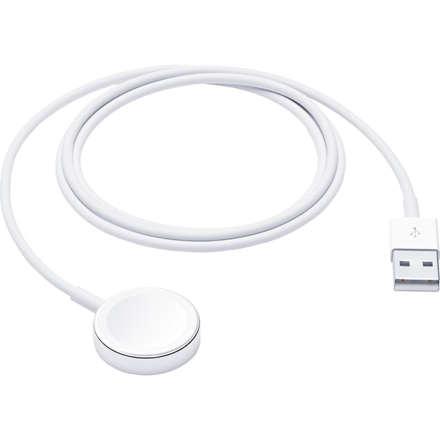 Apple Watch magnetisk opladerkabel 1 m (hvid)