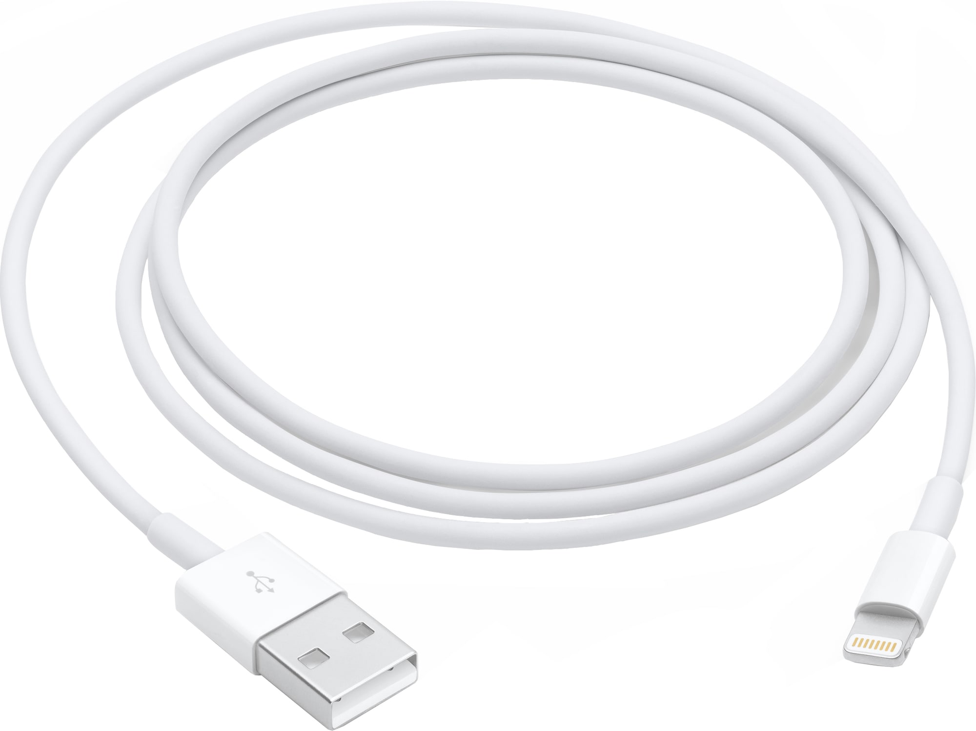 Apple Lightning til USB kabel 1 m (hvid) | Elgiganten