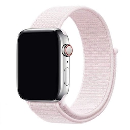 Apple Watch 42mm Nylon armbånd - Pearl Pink
