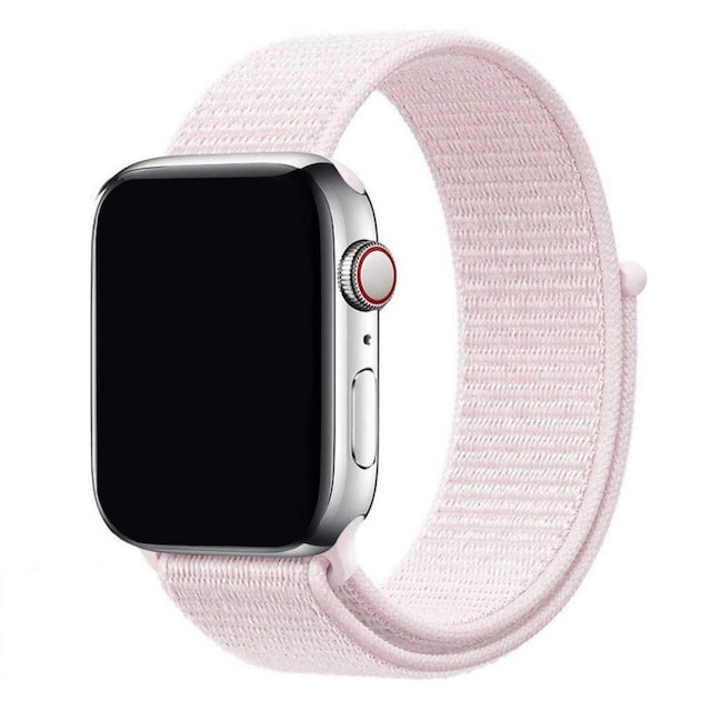 Apple Watch 42mm Nylon armbånd - Pearl Pink