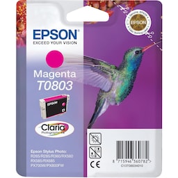 Epson blækpatron Claria T0803 Magenta