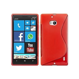 S-Line Silicone Cover til Nokia Lumia 929/930 (RM-927) : farve - rød