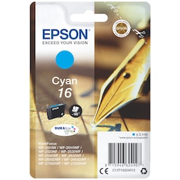 Epson blækpatron DuraBrite Ultra 16 Cyan