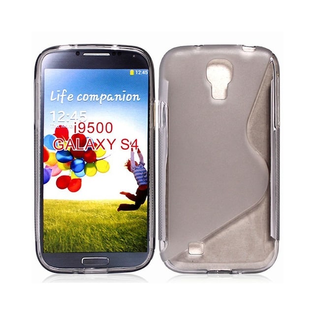 S-Line Silicone Cover til Samsung Galaxy S4 (GT-i9500) : farve - røget