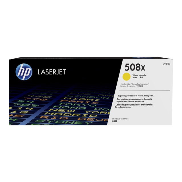 HP blækpatron 508X Original LaserJet Gul