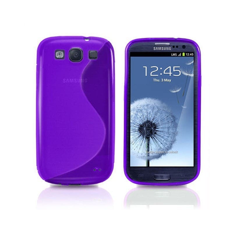 S-Line Silicone Cover til Samsung Galaxy S3 (GT-i9300) : farve - lilla |  Elgiganten