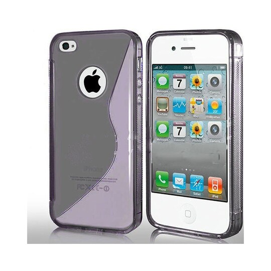 S-Line Silicone Cover tile cover Apple iPhone 4 / 4S : farve - Grå |  Elgiganten