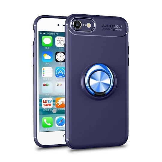 Slim Ring cover Apple iPhone 6, 6S - sort | Elgiganten