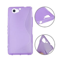 S-Line Silicone Cover til har brug for Xperia Z2 Compact : farve - lilla