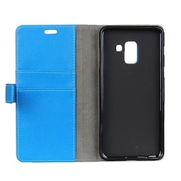 Wallet 2-kort til Samsung Galaxy A8 Plus 2018 (SM-A730F)  - blå