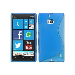 S-Line Silicone Cover til Nokia Lumia 929/930 (RM-927) : farve - blå