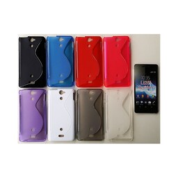 S-Line Silicone Cover til Sony Xperia V (LT25i) : farve - hvid