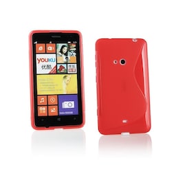S-Line Silicone Cover til Nokia Lumia 625 (RM-941) : farve - lyserød