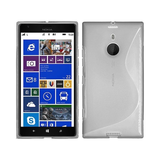 S-Line Silicone Cover til Nokia Lumia 1520 (RM-939) : farve - gennemsigtig  | Elgiganten