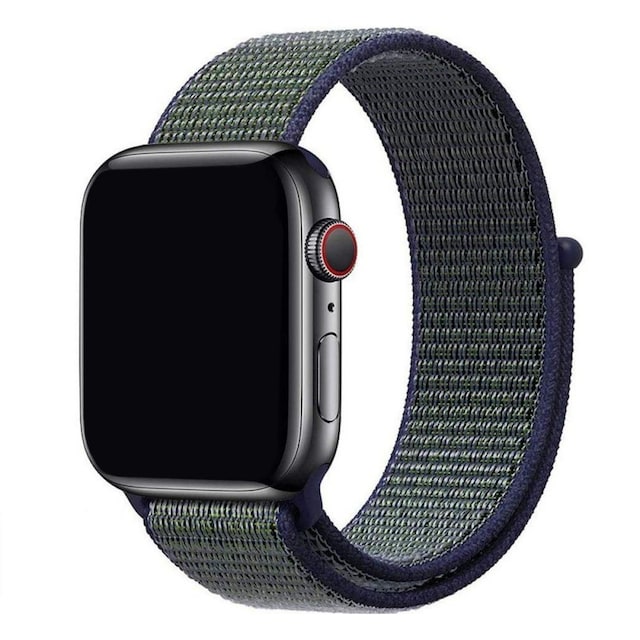 Apple Watch 42mm Nylon armbånd - Midnight Fog
