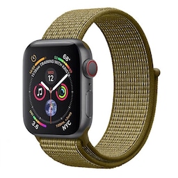 Apple Watch 4 (40mm) Nylon armbånd - olivenflak