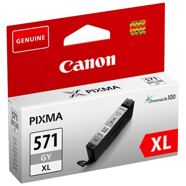 Canon blækpatron CLI-571XL Grå