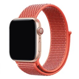 Apple Watch 42mm Nylon armbånd - Nektarin