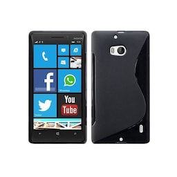 S-Line Silicone Cover til Nokia Lumia 929/930 (RM-927) : farve - sort