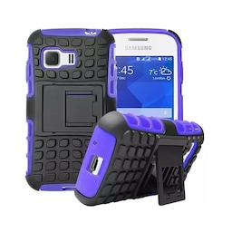 Stødfast Cover med stativ Samsung Galaxy Young 2 (SM-G130H) : farve - lilla