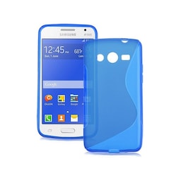 S-Line Silicone Cover til Samsung Galaxy Grand Prime (SM-G530F) : farve - blå