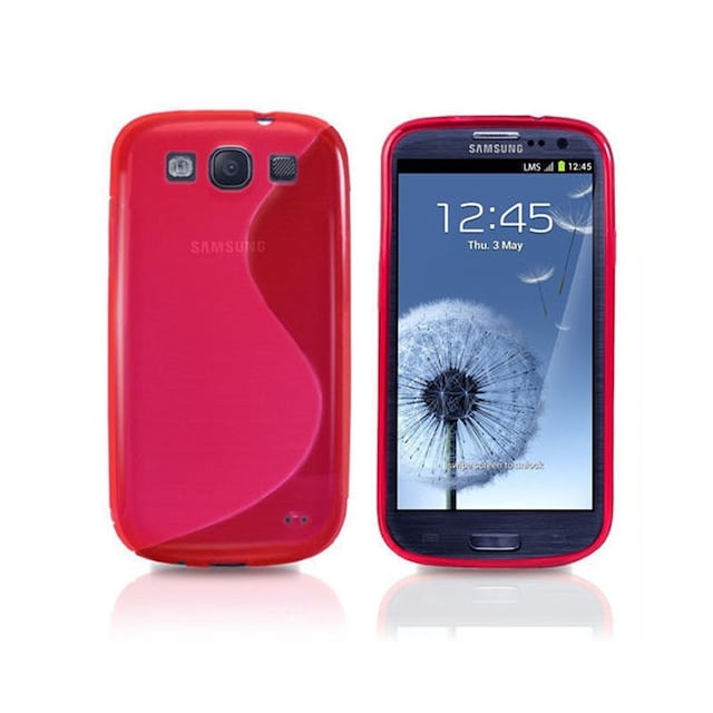 S-Line Silicone Cover til Samsung Galaxy S3 (GT-i9300) : farve - lyserød