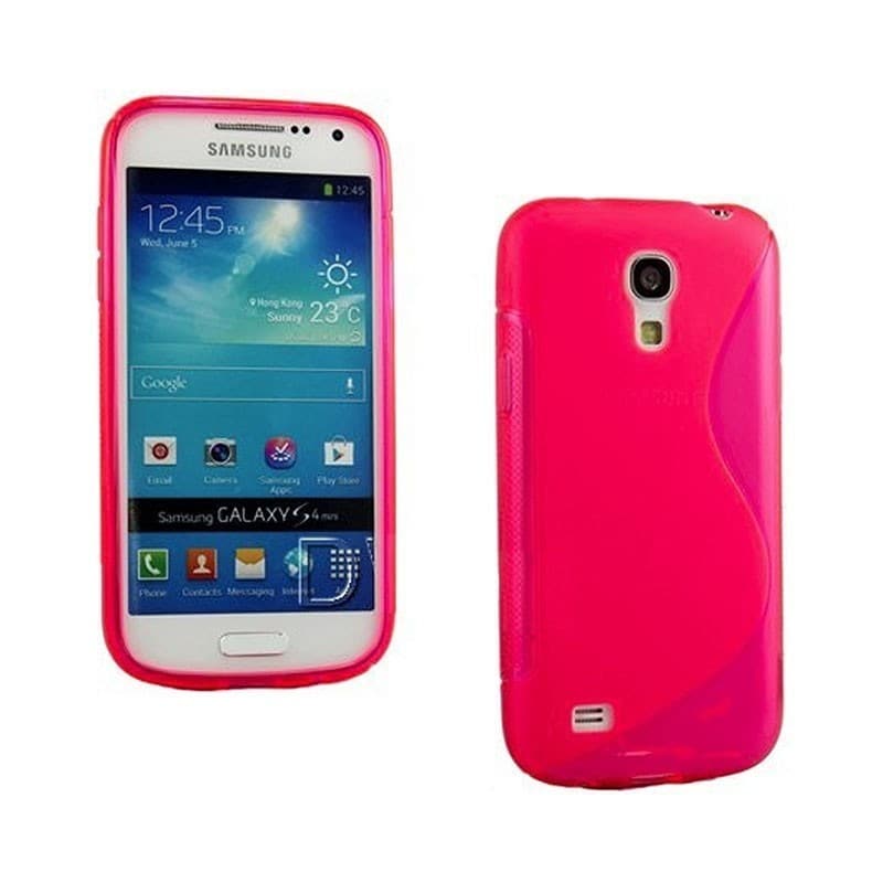S-Line Silicone Cover til Samsung Galaxy S4 Mini (GT-i9190) : farve -  lyserød | Elgiganten