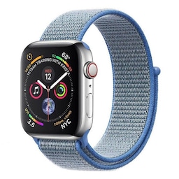Apple Watch 4 (40mm) Nylon armbånd - Tahoe Blue