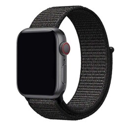 Apple Watch 42mm Nylon armbånd - sort pink