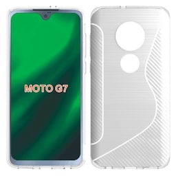 S-Line Silicone Cover til Motorola Moto G7 (XT1962)  - gennemsigtig