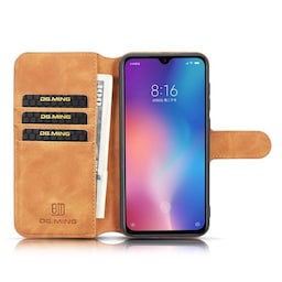 DG-Ming Wallet 3-kort til Xiaomi Mi 9 (6,39 ")  - brun