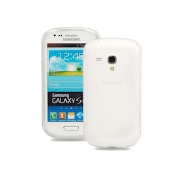 S-Line Silicone Cover til Samsung Galaxy S3 Mini (GT-i8190) : farve - gennemsigtig